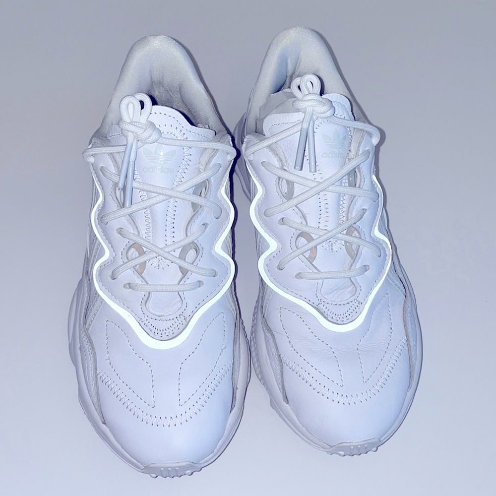 All White OZWEEGO Adidas. Lightly worn.